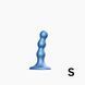 Насадка для страпона Strap-On-Me Dildo Plug Balls Blue Metallic S 107013 фото 1