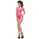 Бодистокинг Passion BS035 pink, боди, имитация топа и трусиков 101302 фото 2