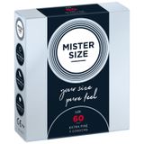 Презервативи Mister Size - pure feel - 60 (3 condoms), товщина 0,05 мм 105950 фото