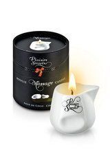 Масажна свічка Plaisirs Secrets Coconut (80 мл) подарункова упаковка, керамічний посуд 100877 фото