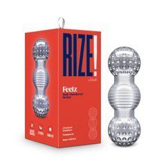 Мастурбатор Blush Rize &ndash; Feelz Masturbator &ndash; Clear, мультитекстура, ефект вакууму 106851 фото