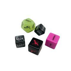 Набор кубиков Wooomy Ooo 5 Dice Set (EN): места и позы для секса, интимные действия и части тела 105387 фото