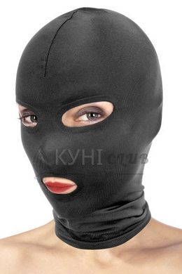 Капюшон для БДСМ с открытыми глазами и ртом Fetish Tentation Open Mouth and Eyes Hood 103830 фото