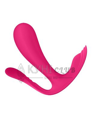 Подвійний смарт-вібратор у трусики Satisfyer Top Secret+ Pink 104711 фото