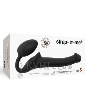 Безремневой страпон Strap-On-Me Black S, полностью регулируемый, диаметр 2,7см 101859 фото