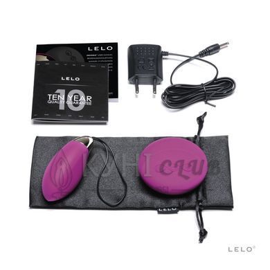 Віброяйце LELO Lyla 2 Deep Rose, водонепроникне, пульт ДК з вібрацією, технологія SenseMotion 106698 фото
