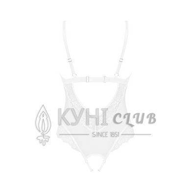 Эротическое полупрозрачное боди Obsessive Heavenlly crotchless teddy M/L, с доступом 106130 фото