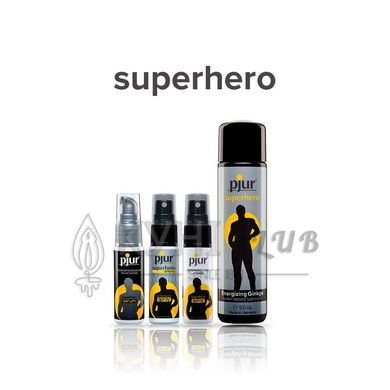 Пролонгувальний спрей pjur Superhero Strong Spray 20 ml, з екстрактом імбиру, всотується в шкіру 101299 фото