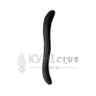 Двойной фаллоимитатор Wooomy Twoooney Semirealistic Double Dong Black, диаметр 3 и 3,8 см 106187 фото