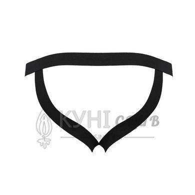 Мужские слипы на шнуровке Passion 044 SLIP BEN L/XL Black, экокожа, люверсы 105580 фото