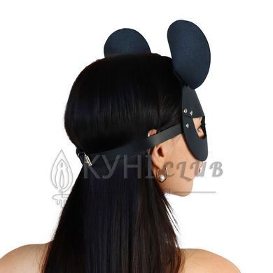 Кожаная маска мышки Art of Sex - Mouse Mask, цвет Черный 107664 фото