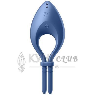 Екційне кільце Satisfyer Bullseye Blue 104085 фото