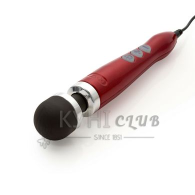 Вібромасажер DOXY Die Cast 3 Candy Red, дуже потужний, живлення 220В, металевий корпус 101210 фото