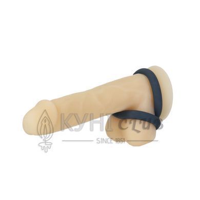 Подвійне ерекційне кільце LUX Active &ndash; Tug &ndash; Versatile Silicone Cock Ring 103464 фото