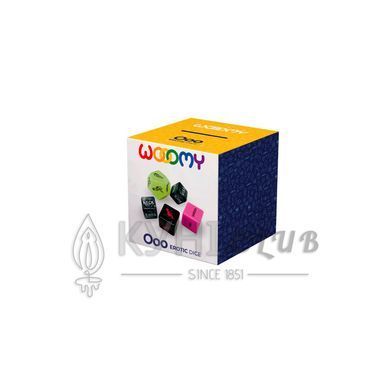 Набор кубиков Wooomy Ooo 5 Dice Set (EN): места и позы для секса, интимные действия и части тела 105387 фото