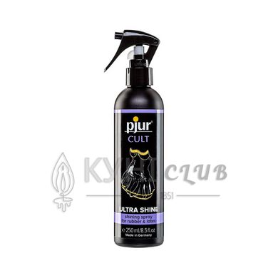 Спрей для ухода за одеждой из резины и латекса pjur Cult Ultra Shine 250 мл, придает блеск 100219 фото