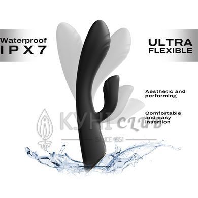 Вибратор-кролик Dorcel FLEXI RABBIT BLACK 105137 фото