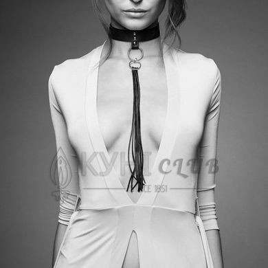 Чокер Bijoux Indiscrets MAZE &mdash; Tassel Chocker Black 100379 фото