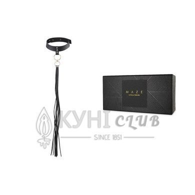 Чокер Bijoux Indiscrets MAZE &mdash; Tassel Chocker Black 100379 фото