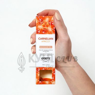 Масажна олія EXSENS Carnelian Apricot (бадьорна з сердоліком) 100мл, натуральна 101953 фото