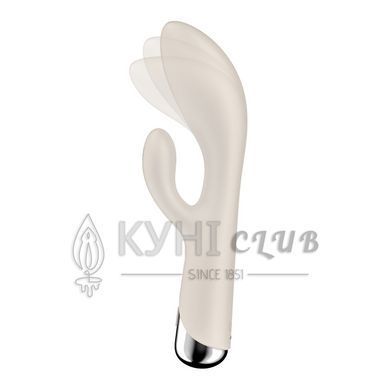 Вібратор-кролик з ротацією Satisfyer Spinning Rabbit 1 Beige, 3 мотори 109640 фото