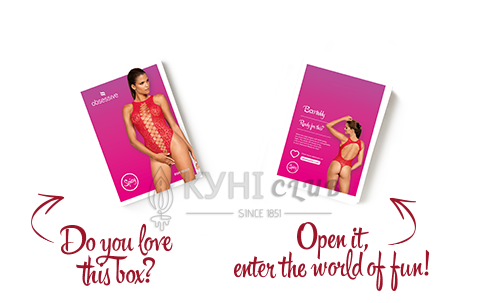 Ажурний бодістокінг із ефектом шнурівки Obsessive B120 teddy red S/M/L, червоний 105192 фото