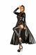 Сукня-плащ з мокрим ефектом Noir Handmade F128C Powerwetlook gown coat, XL 108012 фото 2