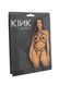 Стрепи-портупея з чокером Leg Avenue Satin elastic harness teddy, One size, Black 106546 фото 6
