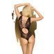 Боді Penthouse Runway Queen XL Black, виріз на спині, плетіння в зоні декольте та на спинці 104448 фото 2
