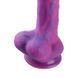 Фалоімітатор 8.2&Prime; з вібрацією для секс-машин Hismith Purple Silicone Dildo with Vibe, KlicLok 104194 фото 5