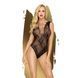 Боді Penthouse Runway Queen XL Black, виріз на спині, плетіння в зоні декольте та на спинці 104448 фото 1