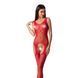 Бодістокінг Passion BS061 red, комбінезон, імітація панчіх 100752 фото 1