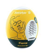 Самозмащувальний мастурбатор-яйце Satisfyer Masturbator Egg Fierce, одноразовий, не потребує змазки 103419 фото
