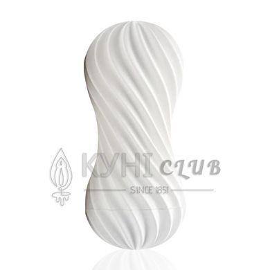 Мастурбатор Tenga Flex Silky White зі змінною інтенсивністю, можна скручувати 109388 фото