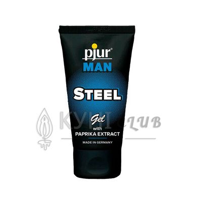 Гель для пеніса стимулювальний pjur MAN Steel Gel 50 ml з екстрактом паприки та ментолом 101301 фото