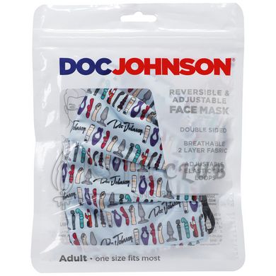 Гігієнічна маска Doc Johnson DJ Reversible and Adjustable face mask 104033 фото