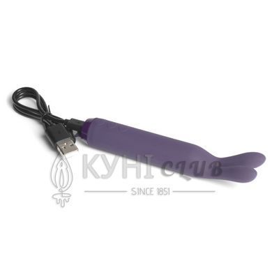 Вибратор с ушками Je Joue - Rabbit Bullet Vibrator Purple, глубокая вибрация 101126 фото