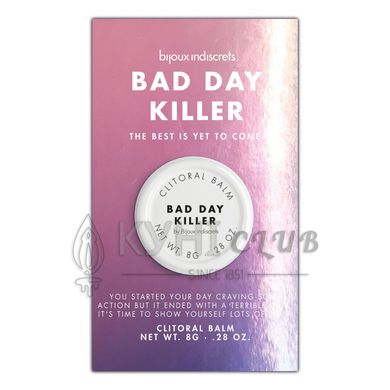 Бальзам для клитора Bijoux Indiscrets Bad Day Killer (Наслаждайся каждым днем), разогревающий 108720 фото