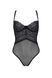 Боді Passion KERRIA BODY black, XXL/XXXL, з високими вирізами та верхом балконет 108509 фото 3