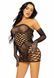 Leg Avenue 2 PC Tube dress and gloves OS Black 105860 фото 1