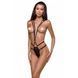 Открытое боди из стреп MEGGY black L/XL - Passion Exclusive 104378 фото 1