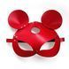 Кожаная маска мышки Art of Sex - Mouse Mask, цвет Красный 107665 фото 3