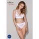 Еластичний топ з мереживом Passion PS001 TOP L, white 102182 фото 3