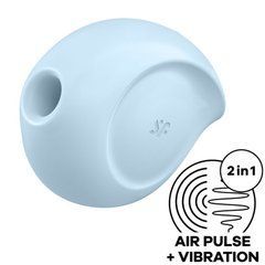 Вакуумний кліторальний стимулятор із вібрацією Satisfyer Sugar Rush Blue 104035 фото