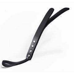 Падл двошаровий Feral Feelings Leather Mini Paddle Black, натуральна шкіра, black 106238 фото