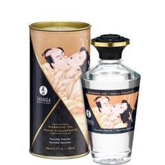 Розігрівальна олія Shunga Aphrodisiac Warming Oil – Vanilla Fetish (100 мл) без цукру, смачна 109304 фото