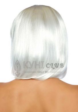 Перука, що світиться в темряві Leg Avenue Pearl short natural bob wig White, коротка, перлинна, 33 с 105911 фото