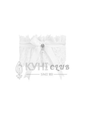 Ажурна підв&rsquo;язка Obsessive Amor Blanco garter, white 105660 фото
