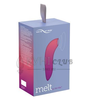 Вакуумний смарт-стимулятор для пар We-Vibe Melt Coral, зручно поєднувати з проникним сексом 104892 фото