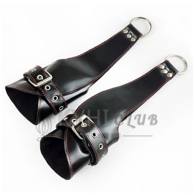 Поручі для підвісу Art of Sex – Fetish Hand Cuffs For Suspension, натуральна шкіра 103114 фото